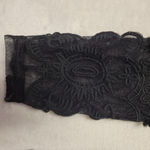 Poof! Black Lace & Mesh Sheer Top Women's S Whimsi Goth Witchy Fairy Goth Rave Party Photo 4