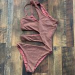 Blue Life  williw Cutout One-Piece Swimsuit in Metallic Pink Photo 2