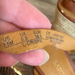 Franco Sarto  Crispin Wedge Brown Leather Sandals Shoes Women’s Size 7.5 Photo 1