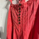 Pilcro ANTHROPOLOGIE  Flutter Sleeve Dress with Button Detail Photo 1