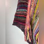 Pinklicious OS Yummy Multicolor Open Knit Pancho Top Pink Size undefined Photo 4