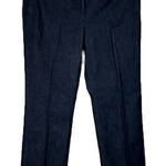 Kenneth Cole  Reaction SZ 10 Womens Denim Trouser Pants Mid-Rise Pocket Dark Wash Photo 0