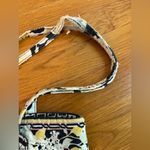 Vera Bradley  Tote Holiday Design Retired Pattern Dogwood Black Yellow White Gray Photo 4