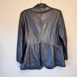 Vintage 90s Preston & York Black Lambs Leather Jacket Womens LP Fall Coat Preppy Size undefined Photo 4