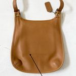 Coach Vintage Tan Leather Slim Hippie Flap Saddle Bag Crossbody Photo 9