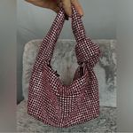 Olga Berg Polly Crystal Clutch Shoulder Bag, Pink, NWT Pink Photo 8