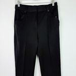 EXPRESS NWT  Columnist Barely Boot High Rise Pants Stretch Black Size 6 SHORT NEW Photo 1