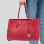 MICHAEL Michael Kors Saffiano Leather Top Handle Bag Photo 1
