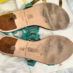 Trina Turk 1096. Evelyn Sandals in Aqua 7.5 Photo 5