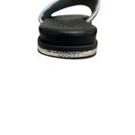 DKNY Slides Sandals Womens Size 6M Metallic Silver Soft Cushioned Slip Resistant Photo 9