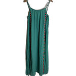 Sundance Dress Womens Small Green Embroidered Boho Maxi Tassel Tie Modal Beach Photo 10