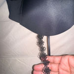 Daisy Fuentes  Midnight Black Lace Accent Bra Photo 1