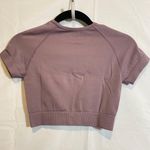 SheIn Purple Cropped Fitted Athletic Tee Photo 1