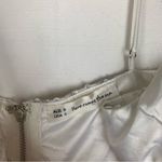 Here Comes the Sun  women's small white lace dress shiny bride party Photo 3