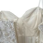 BHLDN Rachel Gilbert Sequined Silk Wedding Gown Size 6 Photo 9