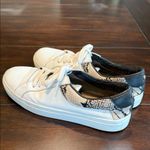 Kaanas White Sneakers w/ Snakeskin Detail Size 9 Photo 3