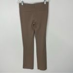 Betabrand  Straight Leg Classic Dress Pant Yoga Pants in Khaki Twill Tan Photo 10