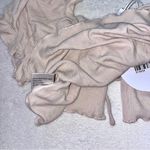 Womens NWT Princess Polly Beige Tie Front Crop top size Medium (10) Photo 5