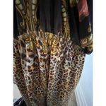 Italian baroque chain link Brown Orange Floral and Animal Print Jumpsuit Size M Size M Photo 7