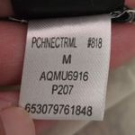 Axcess Y2K Sleeveless Paisley Wrap Blouse – Size Medium – Boho Patchwork Print Tan Photo 7