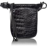 Vince Camuto Tal Belt Bag Black Croc Convertible Photo 3