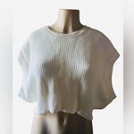 ZARA  Women’s Cropped Cable Knitted Sweater Vest Photo 1