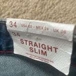 Stradivarius Womens New  Handmade Craft Straight Slim Jeans Photo 4