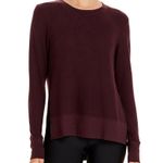 Alo Yoga Glimpse Pullover in Oxblood Photo 2