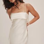 Reformation  Jovie Ivory Silk Maxi Dress Photo 2