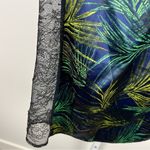 Victoria's Secret Palm Print Chemise L Strappy Back Lace Lingerie Photo 6