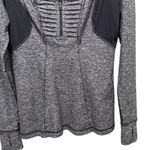 Lululemon Run Your Heart Out Pullover Heathered Black Size 8 Photo 2