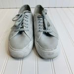 Superga Pale Gray Platform Sneaker Sz 39.5 8.5 Photo 1