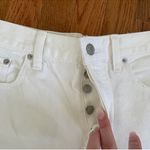 Free People white jean shorts Photo 3
