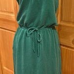 HEIMISH USA Green ribbed Sleeveless Midi Dress women’s M Size M Photo 0