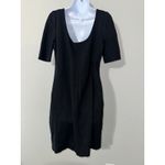 Banana Republic  Black Dress Size 8 Elbow Sleeve Sheath Career Minimalist‎ Photo 3