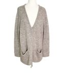 AS by DF True Romance Cardigan Heathered Mocha Sweater Size S Tan Photo 6