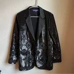 Ralph Lauren Collection Geometric Sequin Blazer Photo 2