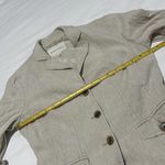 Banana Republic Linen Blend Beige Tie Waist Blazer Jacket 3/4 Sleeve Sz 2 Photo 1