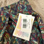 LuLaRoe NWT 2  Madison Skirt‎ 3XL Red White Plaid Print Floral Cottagecore Soft Photo 4