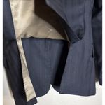 Ariat  Womens Size 10 Regular Worsted Wool 3 Button Blazer Pin Stripe Career Photo 5