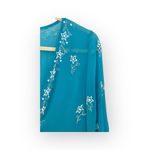 Boston Proper ♔ Chiffon Crystal Bead Embellish Kimono Sleeve Swim Coverup ♔ Aqua Photo 9