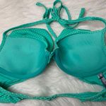 Aerie Teal Polka Dot Bikini Top Photo 2