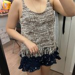 Versona knit fringe tank boho Photo 0