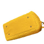 Charming Charlie Yellow Quilted Chain Strap Bag with gold colored hardware Photo 4
