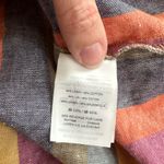 Madewell Multicolor Striped Linen Cotton Shirt Women’s Medium – Button Down Photo 4