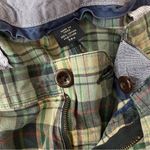 J.Crew  Cotton Blue Madras Plaid Flat Front Preppy Club Long Shorts mens 38 Photo 6