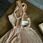 ALC Frank A.L.C. Athena II Halter Satin Pleated Dress, Size 2, BRAND NEW, $695 Photo 10