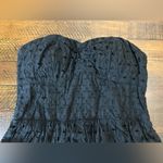 American Eagle Strapless Eyelet Size 0  Black Dress Photo 2