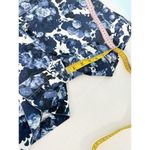 The Limited  Women’s Floral Print Flat Front Chino Shorts Blue White Size 14‎ Photo 7