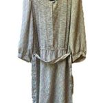 Jonathan Martin Vintage 80s metallic confetti pattern Belted 3/4Sleeve Dress Sz6 Photo 0